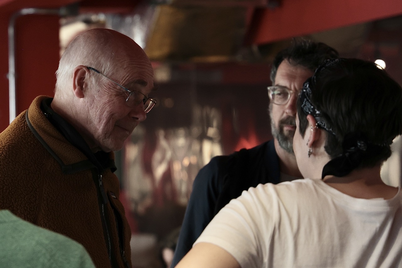 A conversation during a gathering
